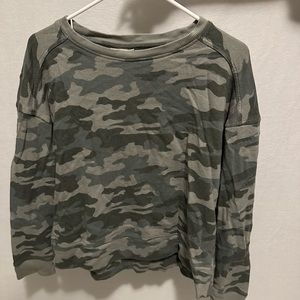 Camo crewneck